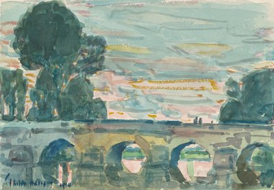 Most w Grez autorstwa Childe Frederick Hassam