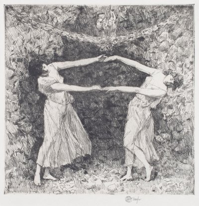 Taniec laurowy autorstwa Childe Frederick Hassam