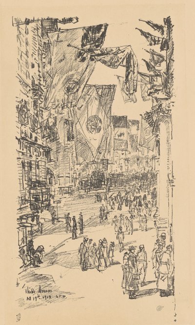 Aleja Aliantów autorstwa Childe Hassam