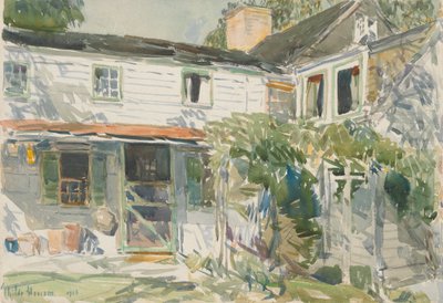 Tył Starego Domu autorstwa Childe Hassam