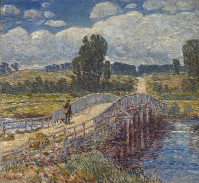 Most w Old Lyme autorstwa Childe Hassam