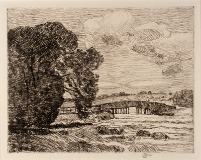 Most w Old Lyme autorstwa Childe Hassam