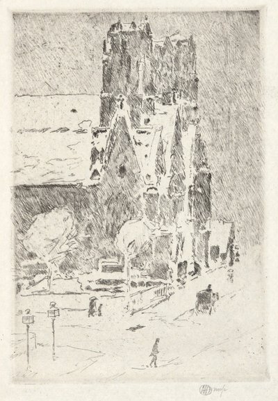 Kalwaria w Śniegu autorstwa Childe Hassam