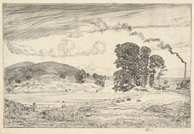 Wzgórza Danbury, 1920 autorstwa Childe Hassam
