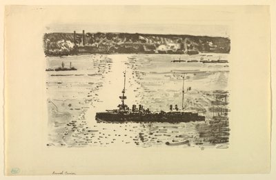 Francuski krążownik autorstwa Childe Hassam