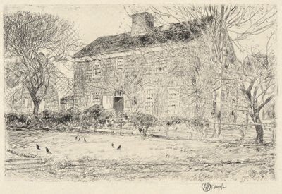 Home Sweet Home, nr 2, Easthampton, 1923 autorstwa Childe Hassam