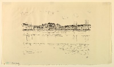Wewnętrzny port autorstwa Childe Hassam