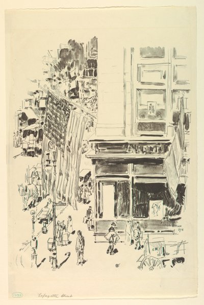 Ulica Lafayette autorstwa Childe Hassam