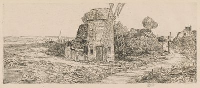 Wiatrak na Long Island, 1929 autorstwa Childe Hassam