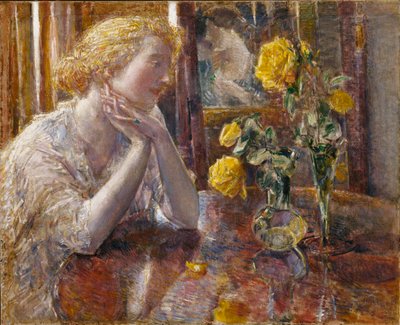 Maréchal Niel Roses autorstwa Childe Hassam