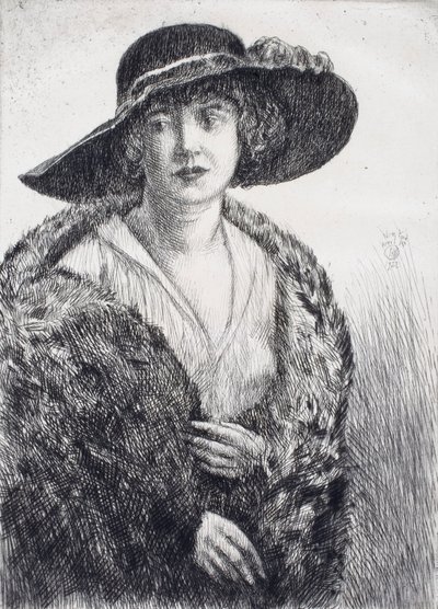 Panna Erminie Gagnon autorstwa Childe Hassam