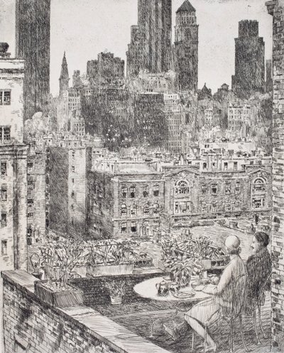 Nowy Jork, wiosna 1931 autorstwa Childe Hassam