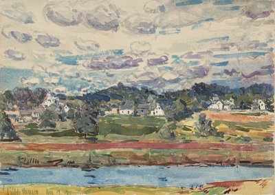Newfields, New Hampshire autorstwa Childe Hassam