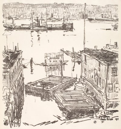 North River autorstwa Childe Hassam