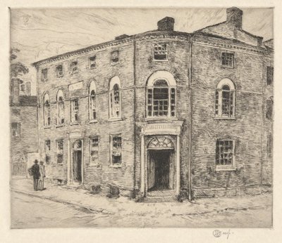 Stary urząd celny, Portsmouth, 1915 autorstwa Childe Hassam