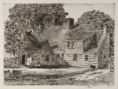Old Dominy House autorstwa Childe Hassam