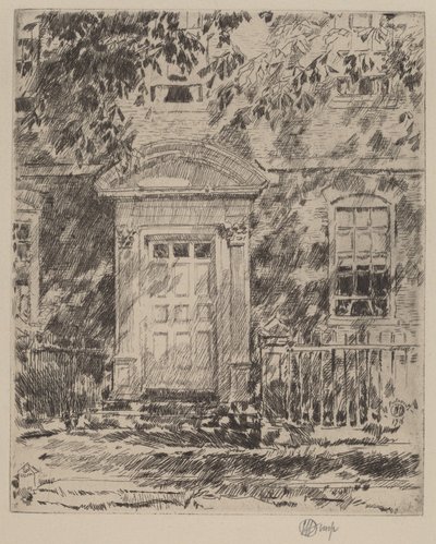 Wejście do Portsmouth autorstwa Childe Hassam