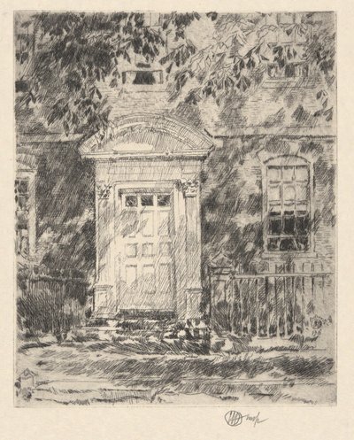 Wejście do Portsmouth autorstwa Childe Hassam