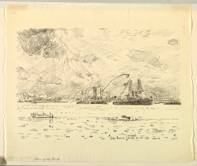 Powrót floty autorstwa Childe Hassam