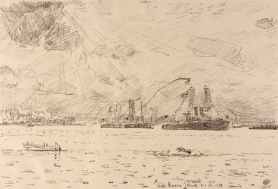 Powrót floty autorstwa Childe Hassam