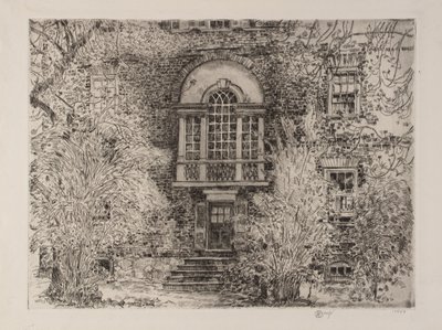 Wiosna w Annapolis (ogród Chase House) autorstwa Childe Hassam