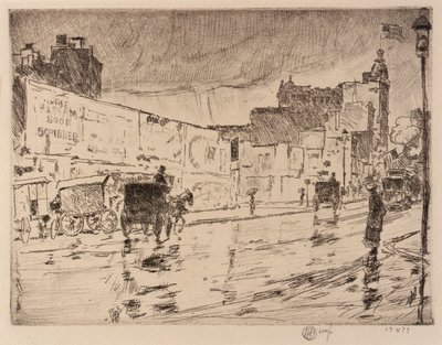 The Billboards, Nowy Jork autorstwa Childe Hassam