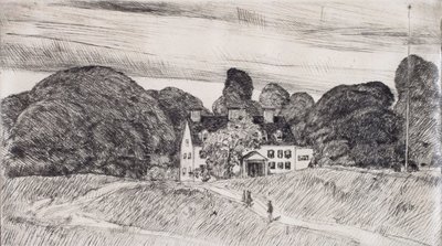 Dwór Lion Gardiner autorstwa Childe Hassam