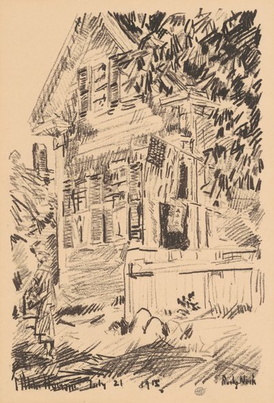 Flaga usług autorstwa Childe Hassam