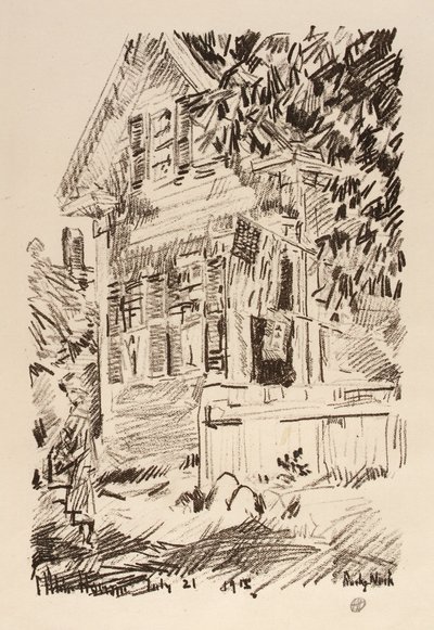 Flaga serwisowa autorstwa Childe Hassam