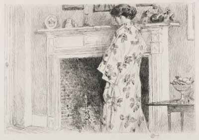 Białe kimono autorstwa Childe Hassam