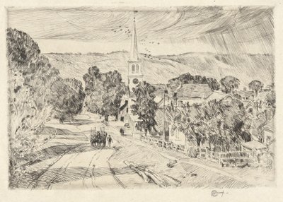 Wioska Vermont, 1923 autorstwa Childe Hassam