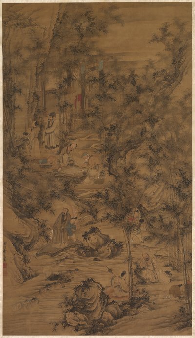 Siedmiu Godnych z Bambusowego Gaju autorstwa China, Qing dynasty