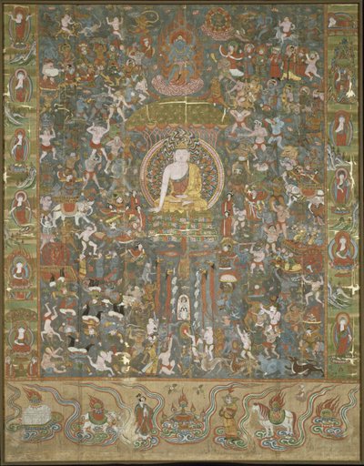Budda Siakjamuni, początek X wieku. autorstwa Chinese Master.