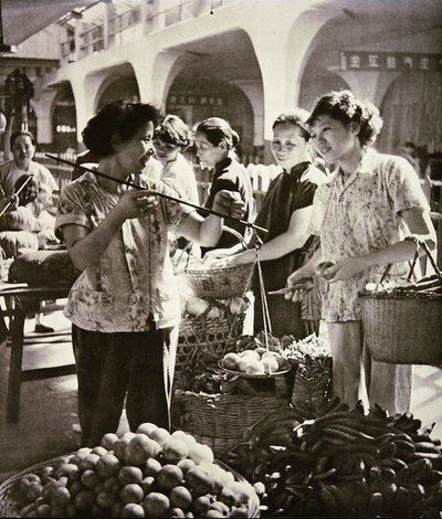Rynek chiński, Szanghaj autorstwa Chinese Photographer