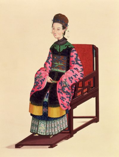 Portret Tatarki (wc) autorstwa Chinese School