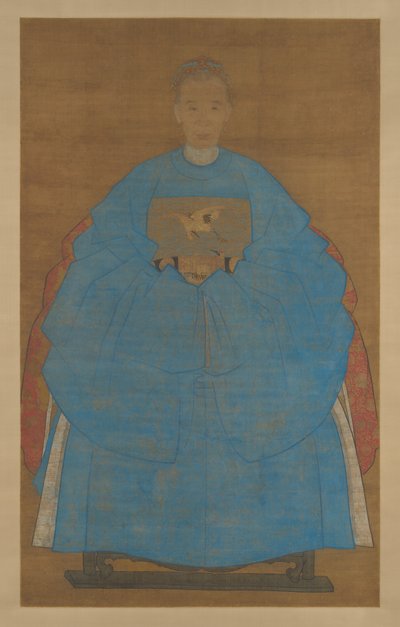 Portret starszej damy autorstwa Chinese School