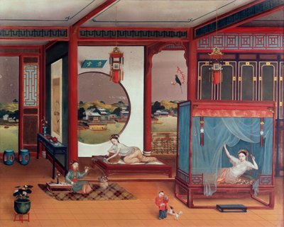 Scena wnętrza autorstwa Chinese School