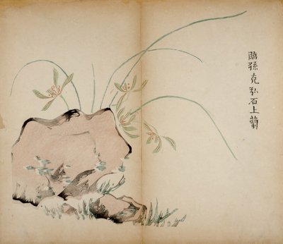 Dziesięć bambusowych odbitek studyjnych, 1643 (drewno) autorstwa Chinese School