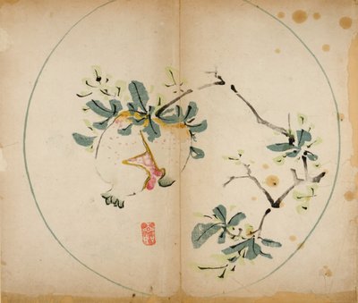 Dziesięć bambusowych odbitek studyjnych, 1643 (drewno) autorstwa Chinese School