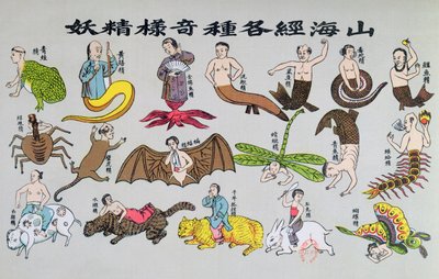 Różne reinkarnacje duszy w formach zwierzęcych, odtworzone w Recherche sur les superstitions en Chine przez ojca Henri Dore