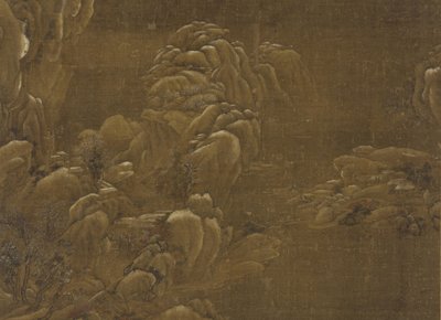Pejzaż zimowy, dynastia Ming lub Qing, XV-XVIII w. autorstwa Chinese School
