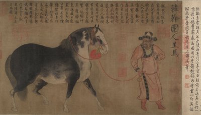 Ogier z Panem Młodym, przewijanie dłoni autorstwa Chinese School Chinese School