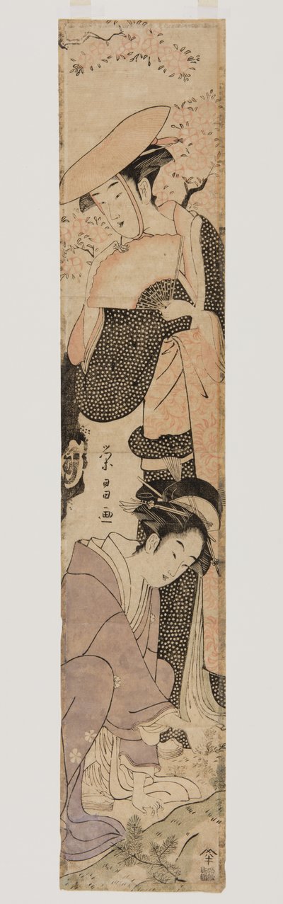 (kolorowy druk drzeworytu) autorstwa Chokosai Eisho