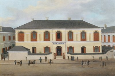 Dom Byrona Biningera (1826-1903), Szanghaj, c.1870 autorstwa Chow Qua