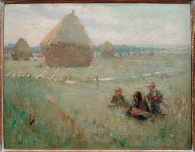 W Hayfield autorstwa Christabel A. Cockerell