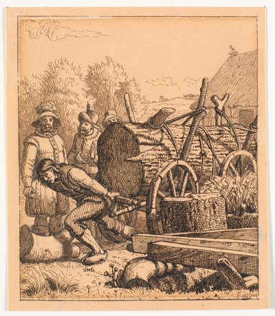 Ilustracja do św. św. Blicher, Trzy Święte Wigi autorstwa Christen Dalsgaard