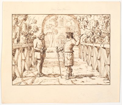 Ilustracja do św. św. Blicher, Trzy Święte Wigi autorstwa Christen Dalsgaard