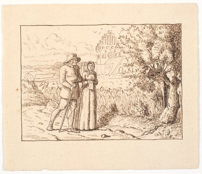 Ilustracja do św. św. Blicher, Trzy Święte Wigi autorstwa Christen Dalsgaard