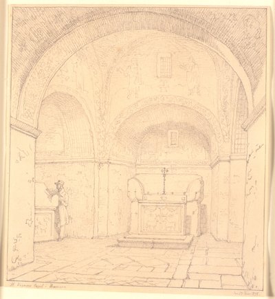 Grav Galla Placydias i St.Nazareo Capel i Ravenna autorstwa Christen Købke