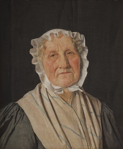 Portret Inger Margrethe Høyen, z domu Schrøder, matki historyka sztuki N.L. Wzgórze autorstwa Christen Købke
